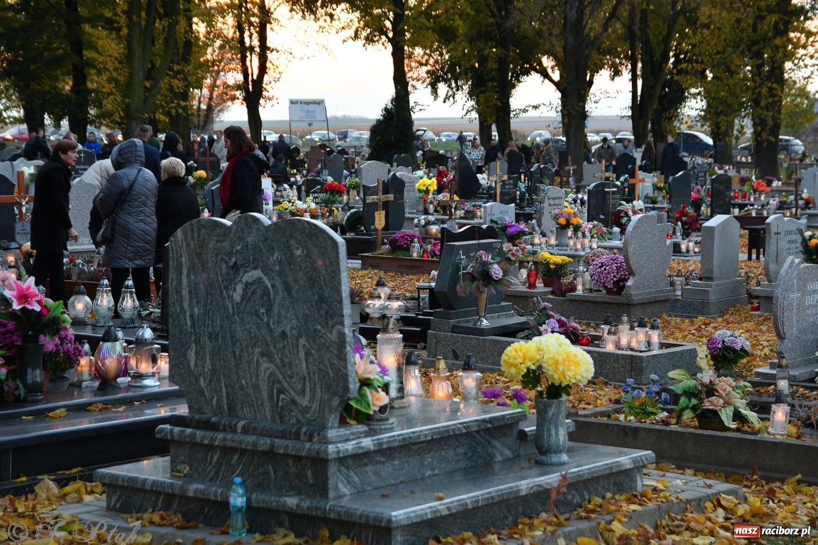 Zdjęcie w galerii na portalu naszraciborz.pl: Procesja na Wszystkich Świętych na cmentarzu Jeruzalem [WIDEO] wiadomości z regionu