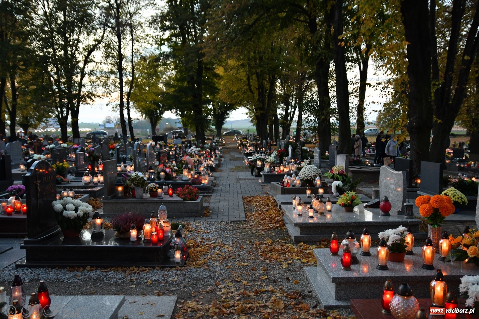 Zdjęcie w galerii na portalu naszraciborz.pl: Procesja na Wszystkich Świętych na cmentarzu Jeruzalem [WIDEO] wiadomości z regionu