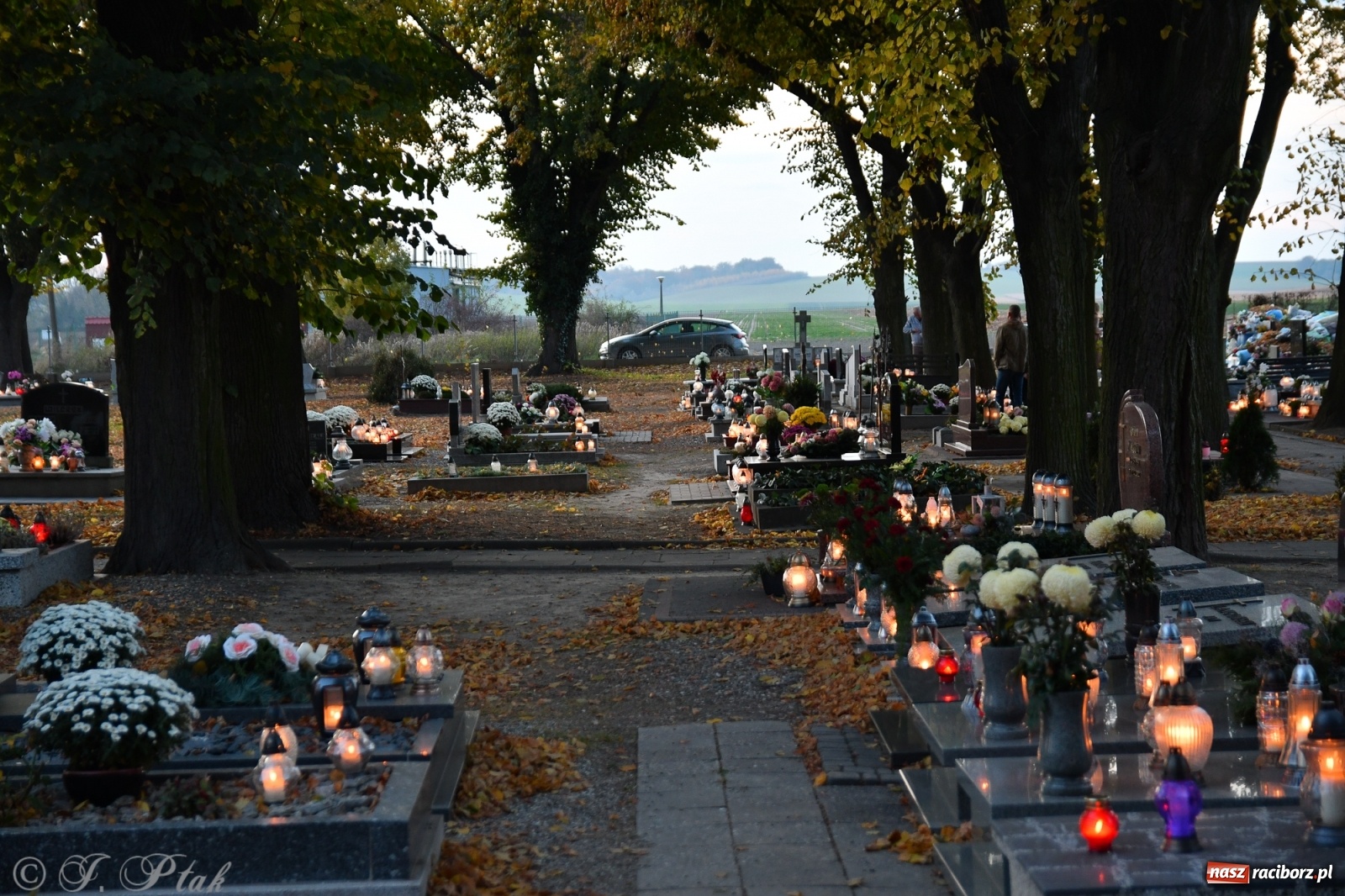 Zdjęcie w galerii na portalu naszraciborz.pl: Procesja na Wszystkich Świętych na cmentarzu Jeruzalem [WIDEO] wiadomości z regionu