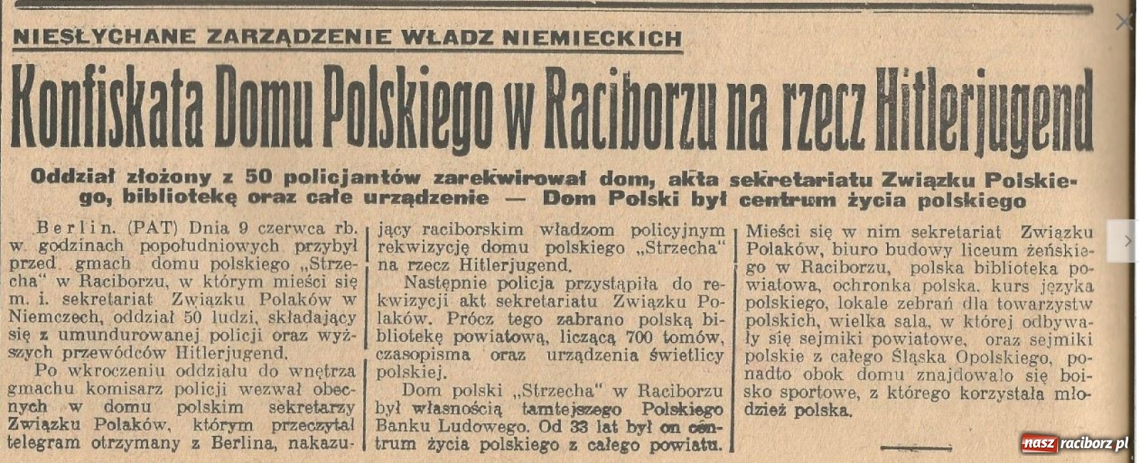 Zdjęcie w galerii na portalu naszraciborz.pl: Racibórz jakiego nie znacie [ZDJĘCIA] wiadomości z regionu