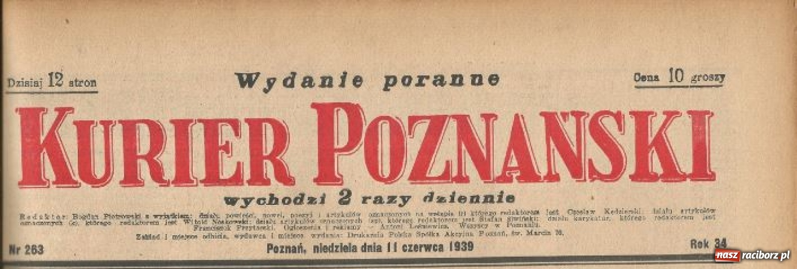 Zdjęcie w galerii na portalu naszraciborz.pl: Racibórz jakiego nie znacie [ZDJĘCIA] wiadomości z regionu