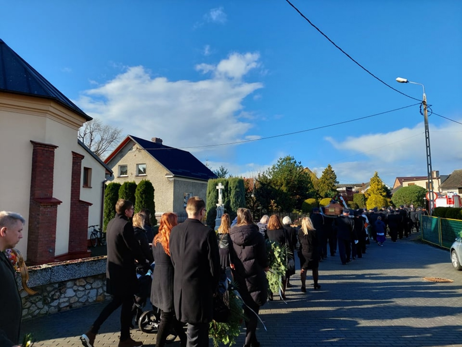 Zdjęcie w galerii na portalu naszraciborz.pl: Ostatnie pożegnanie śp. Bertholda Kollka, wieloletniego naczelnika OSP Roszków wiadomości z regionu