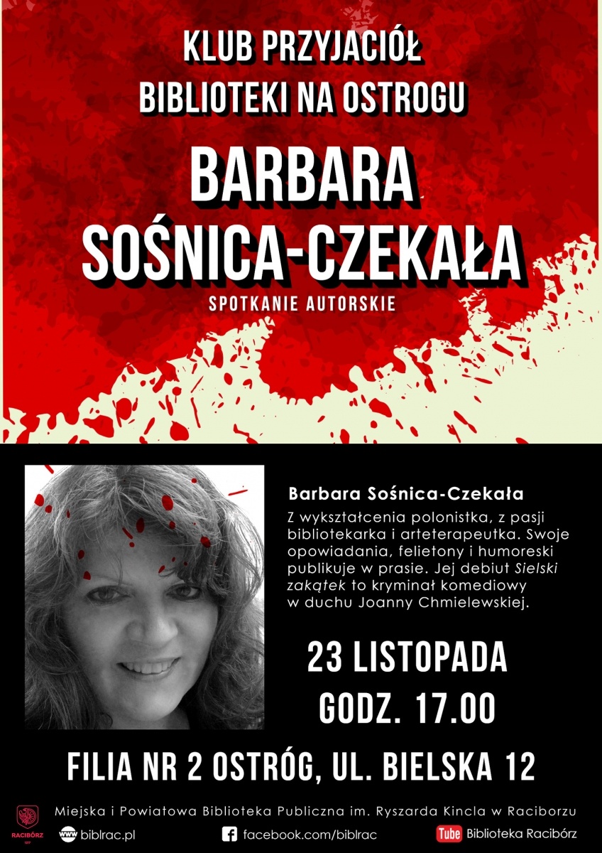 Zdjęcie w galerii na portalu naszraciborz.pl: Listopad w bibliotece. Kalendarz nadchodzących wydarzeń wiadomości z regionu