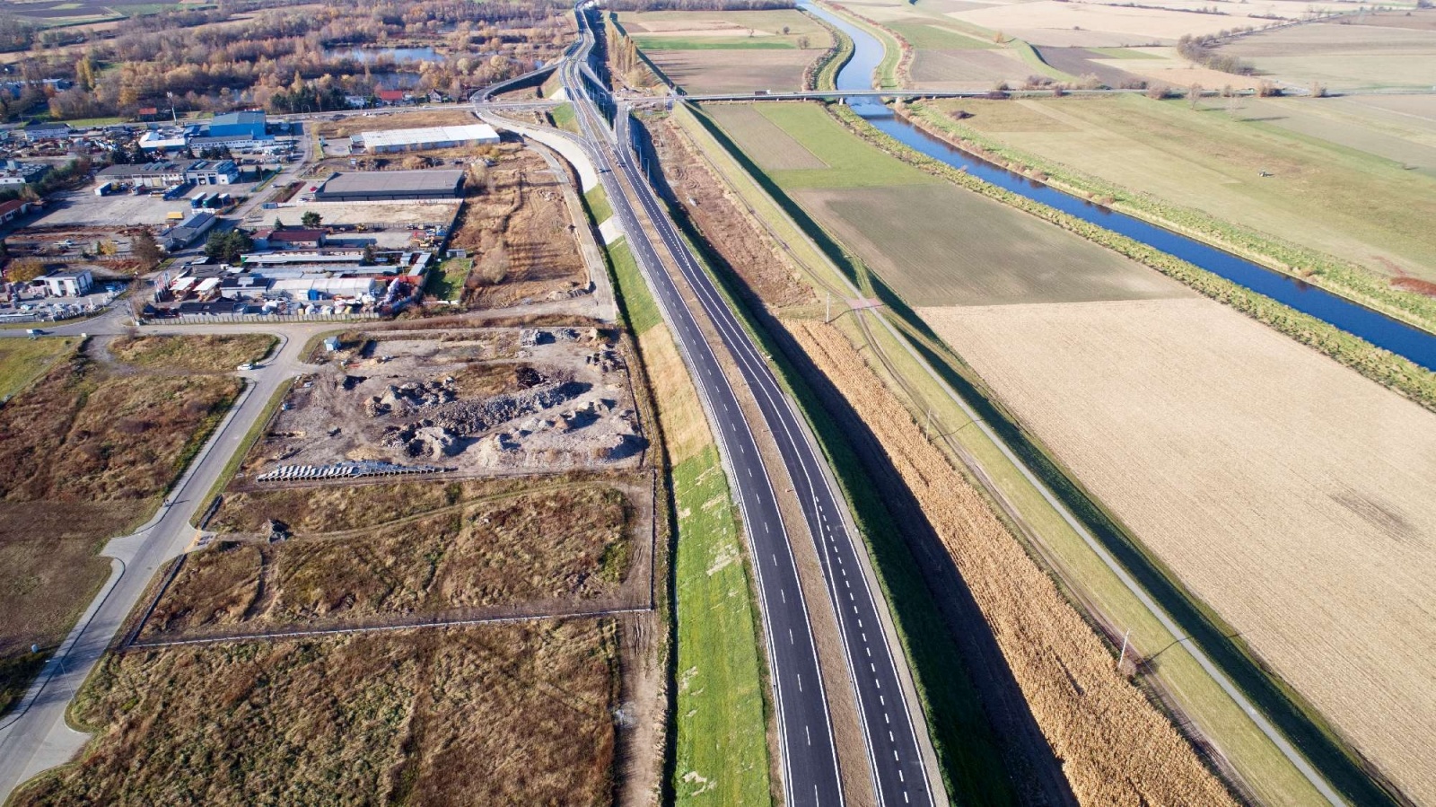 Zdjęcie w galerii na portalu naszraciborz.pl: Raport z budowy wschodniej obwodnicy Raciborza [WIDEO 06.11.2021] wiadomości z regionu