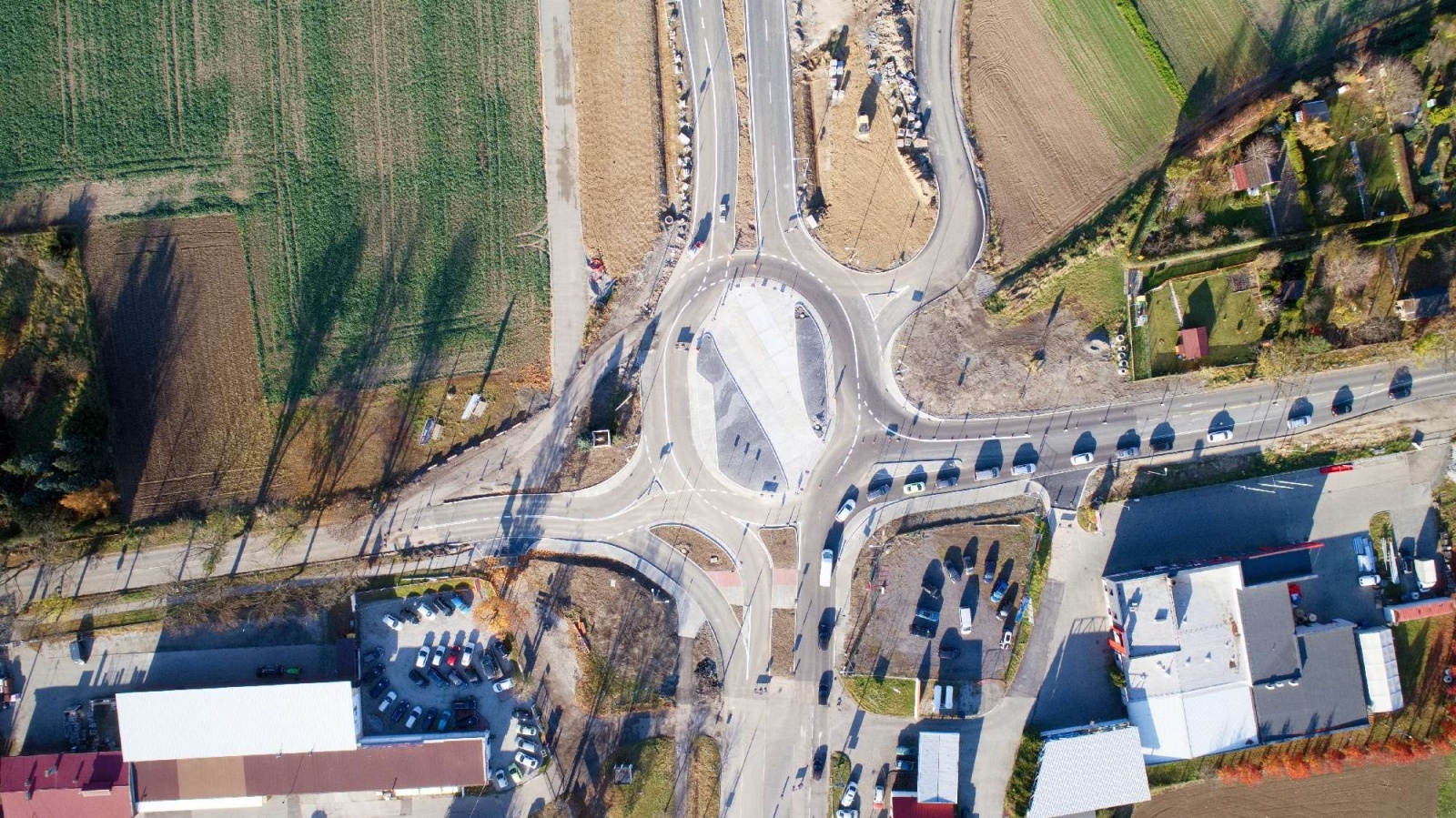 Zdjęcie w galerii na portalu naszraciborz.pl: Raport z budowy wschodniej obwodnicy Raciborza [WIDEO 06.11.2021] wiadomości z regionu