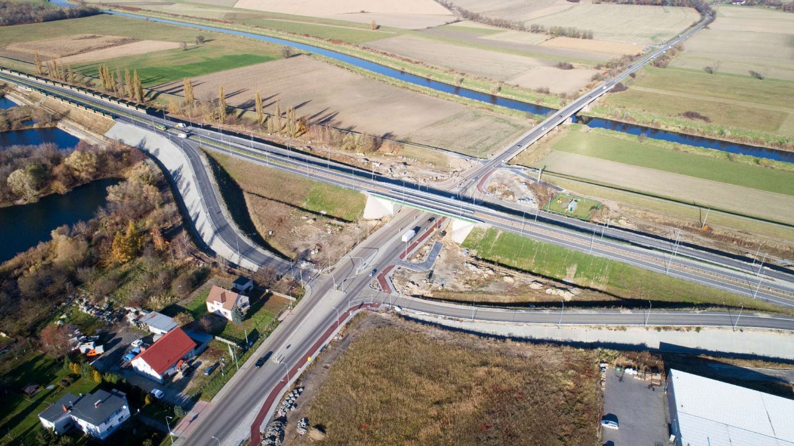 Zdjęcie w galerii na portalu naszraciborz.pl: Raport z budowy wschodniej obwodnicy Raciborza [WIDEO 06.11.2021] wiadomości z regionu