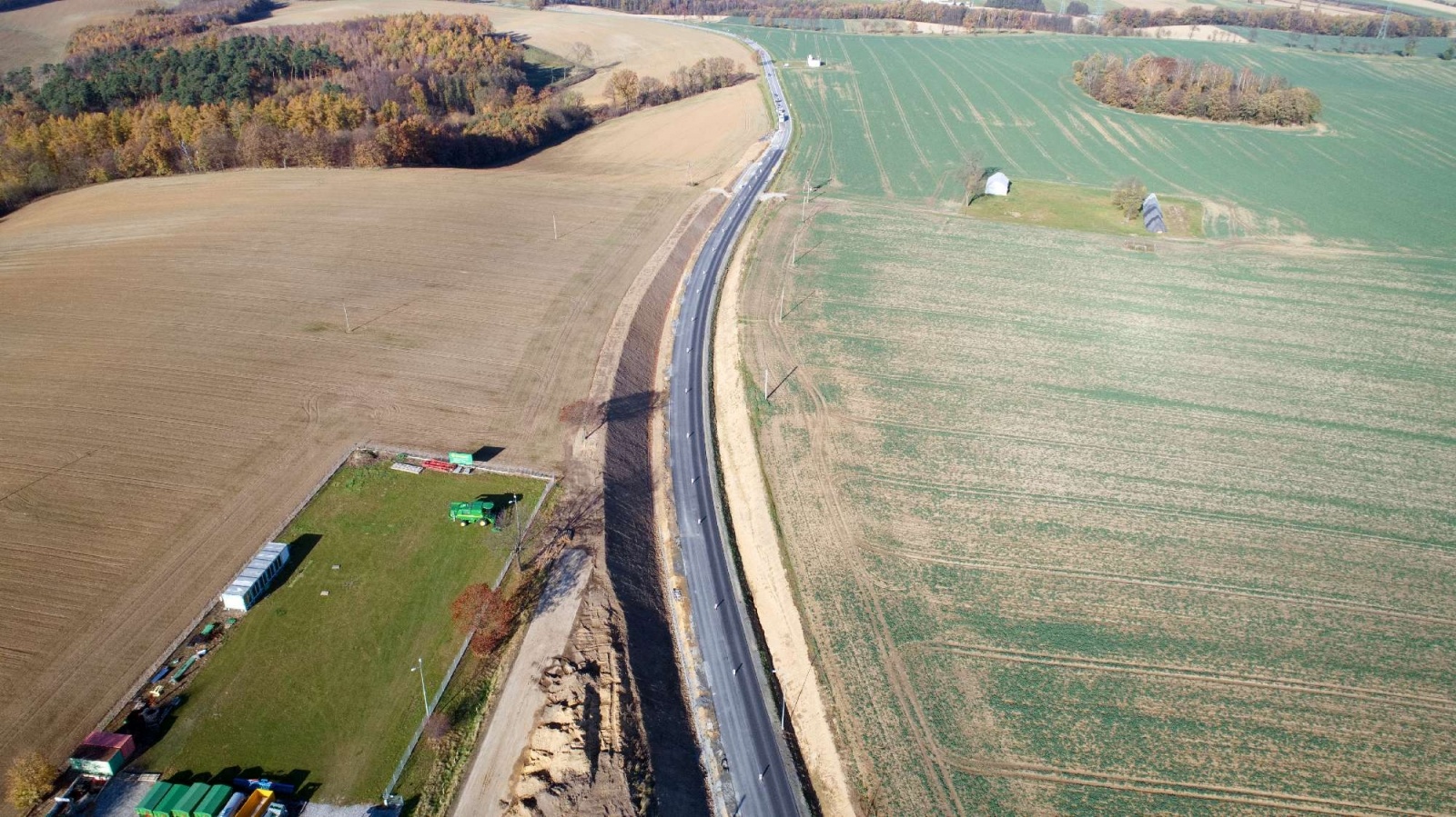 Zdjęcie w galerii na portalu naszraciborz.pl: Raport z budowy wschodniej obwodnicy Raciborza [WIDEO 06.11.2021] wiadomości z regionu