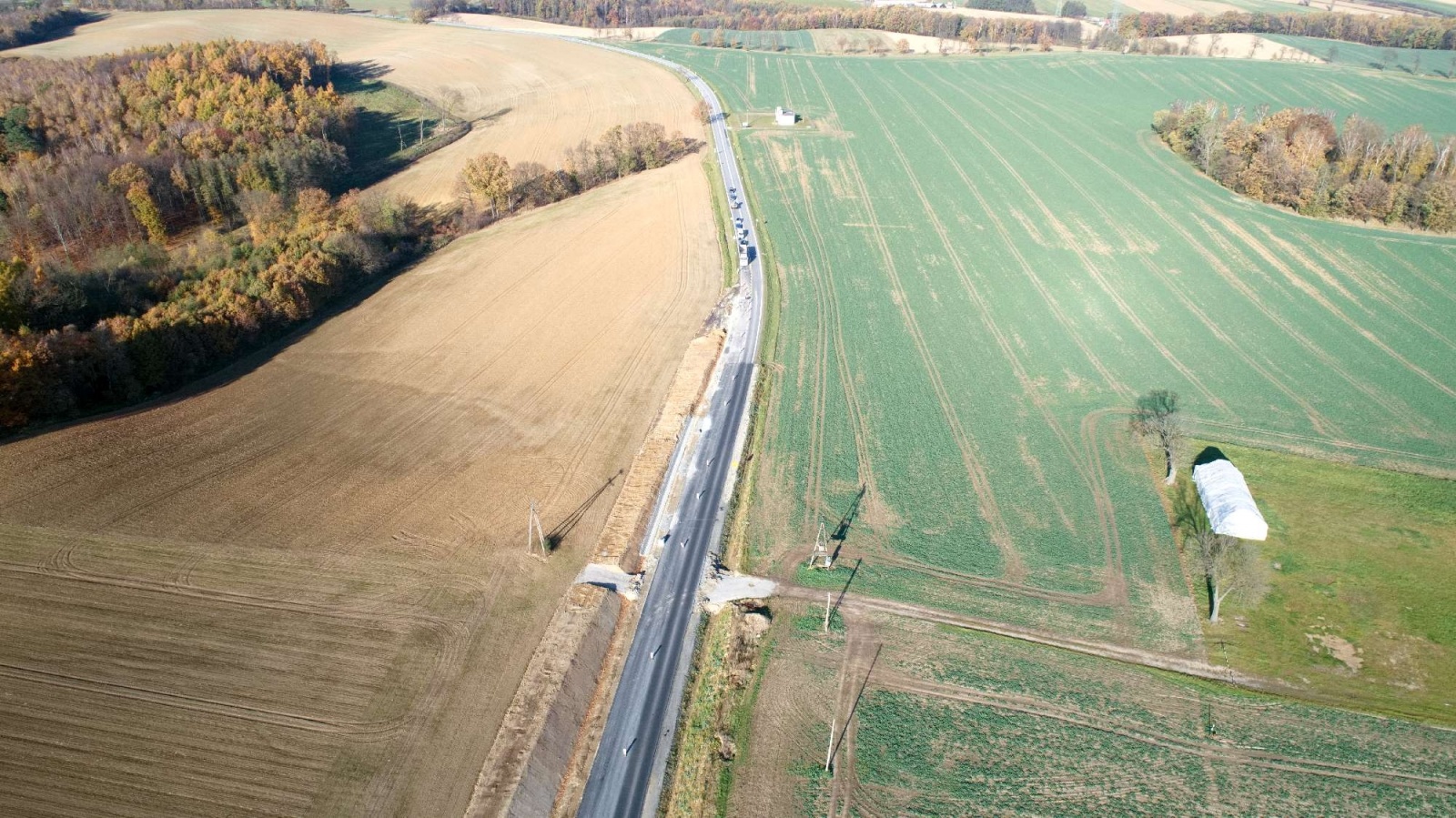 Zdjęcie w galerii na portalu naszraciborz.pl: Raport z budowy wschodniej obwodnicy Raciborza [WIDEO 06.11.2021] wiadomości z regionu