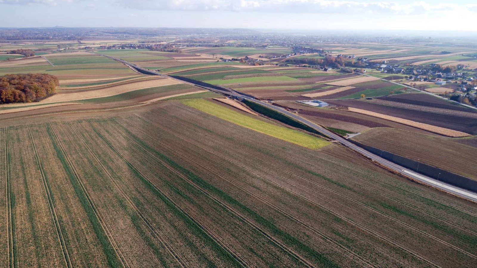 Zdjęcie w galerii na portalu naszraciborz.pl: Raport z budowy wschodniej obwodnicy Raciborza [WIDEO 06.11.2021] wiadomości z regionu