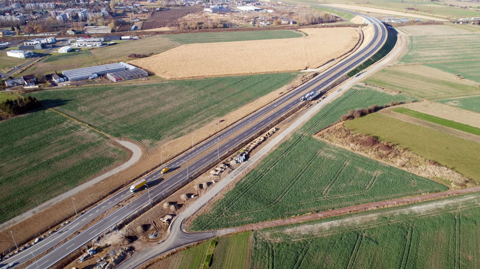 Zdjęcie w galerii na portalu naszraciborz.pl: Raport z budowy wschodniej obwodnicy Raciborza [WIDEO 06.11.2021] wiadomości z regionu
