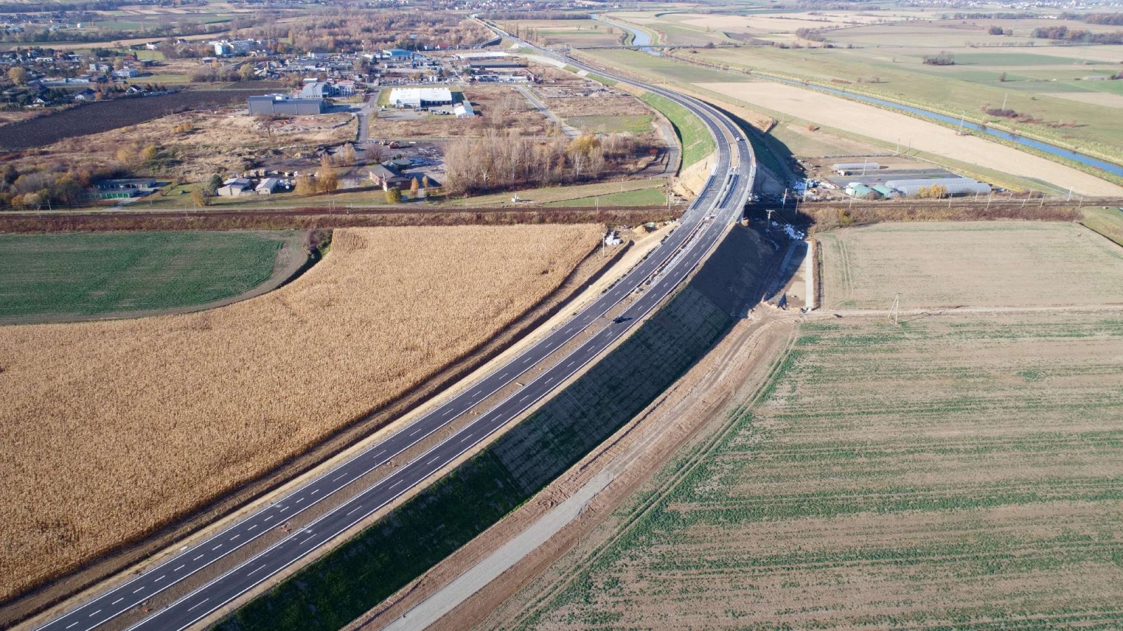 Zdjęcie w galerii na portalu naszraciborz.pl: Raport z budowy wschodniej obwodnicy Raciborza [WIDEO 06.11.2021] wiadomości z regionu