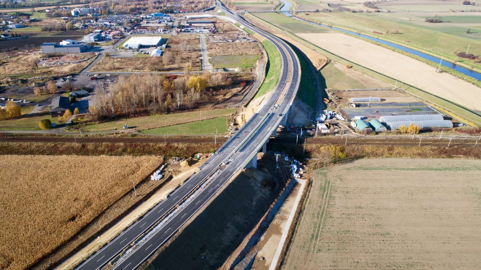 Zdjęcie w galerii na portalu naszraciborz.pl: Raport z budowy wschodniej obwodnicy Raciborza [WIDEO 06.11.2021] wiadomości z regionu