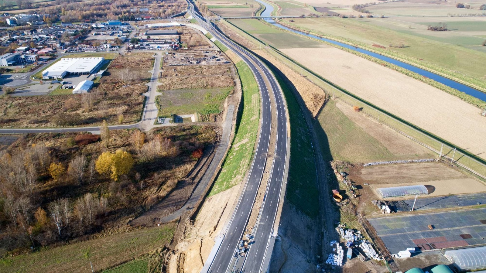 Zdjęcie w galerii na portalu naszraciborz.pl: Raport z budowy wschodniej obwodnicy Raciborza [WIDEO 06.11.2021] wiadomości z regionu