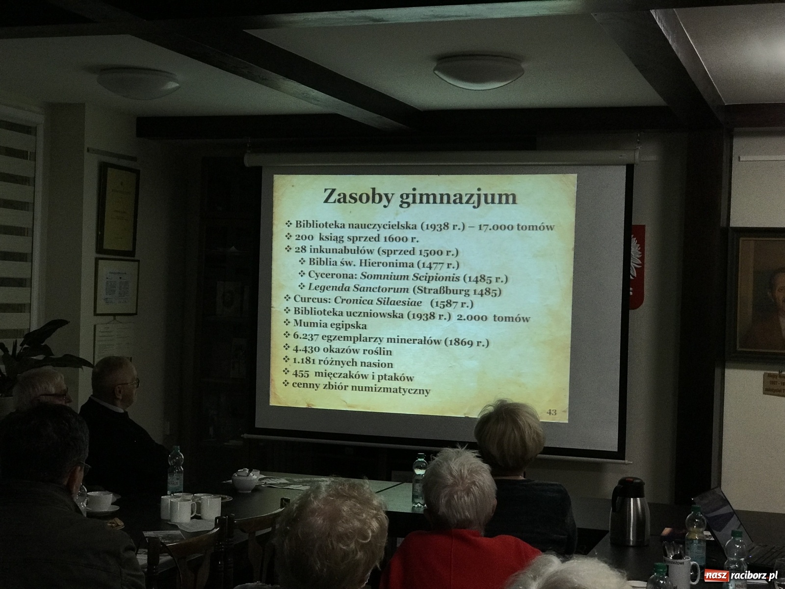 Zdjęcie w galerii na portalu naszraciborz.pl: Od gimnazjum do muzeum. Prelekcja Pawła Newerli w TMZR wiadomości z regionu