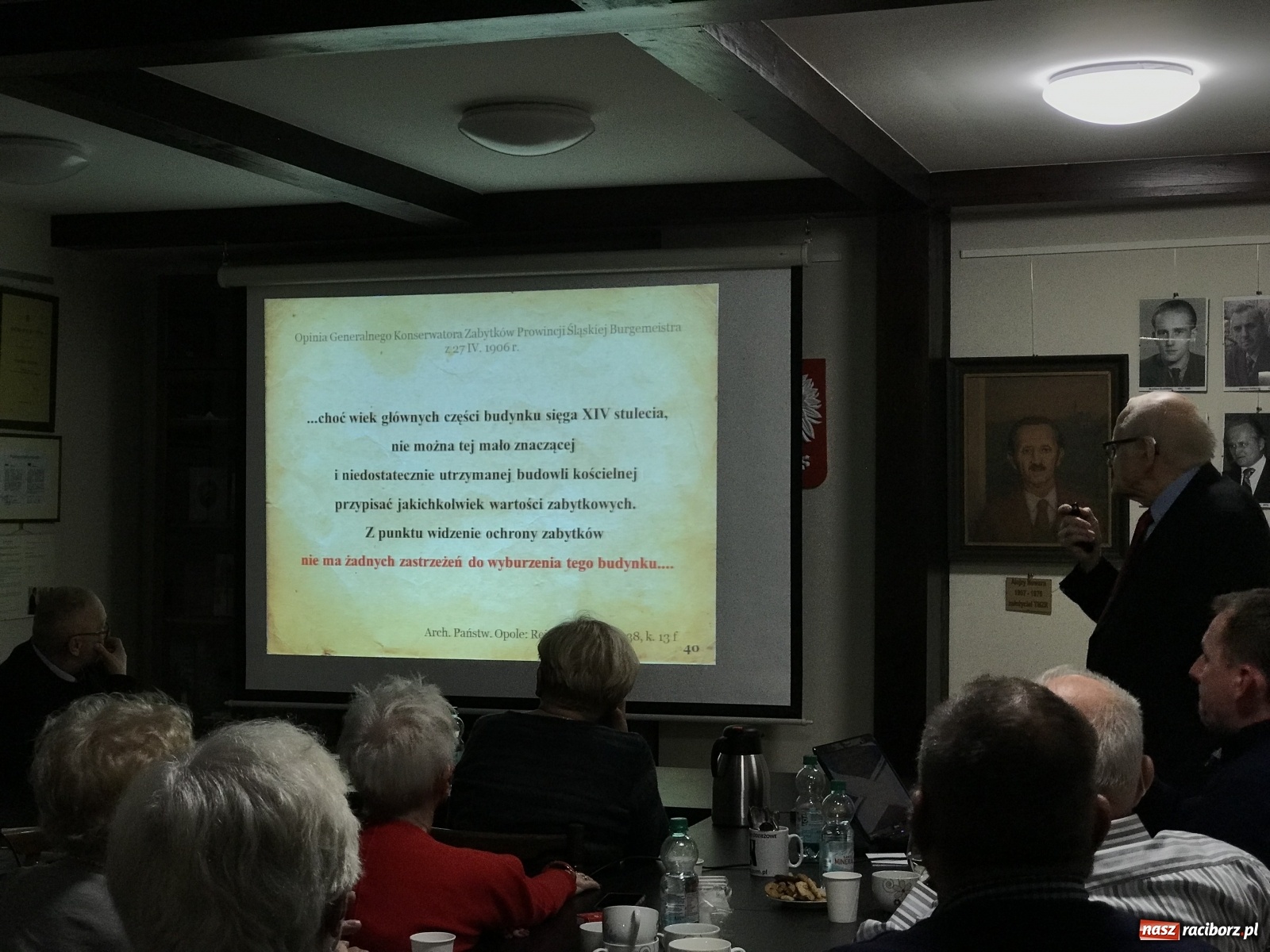 Zdjęcie w galerii na portalu naszraciborz.pl: Od gimnazjum do muzeum. Prelekcja Pawła Newerli w TMZR wiadomości z regionu