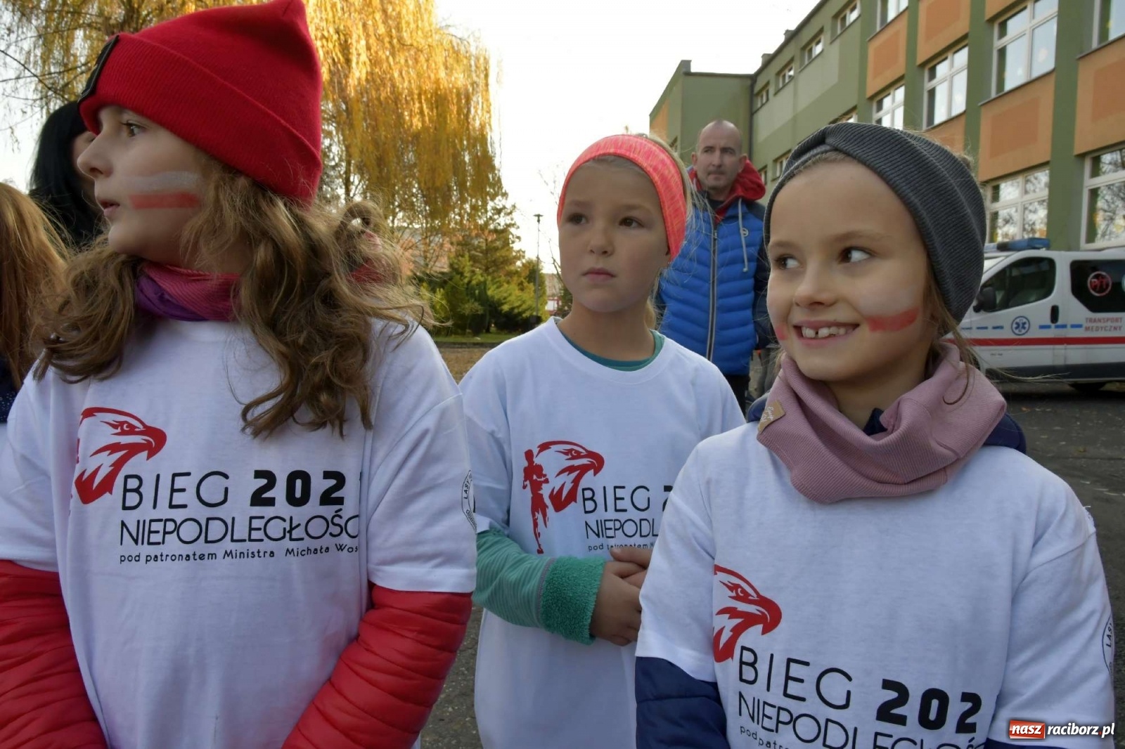 Zdjęcie w galerii na portalu naszraciborz.pl: Bieg Niepodległości w Kuźni Raciborskiej. Rodzinnie i patriotycznie [FOTO i WIDEO] wiadomości z regionu