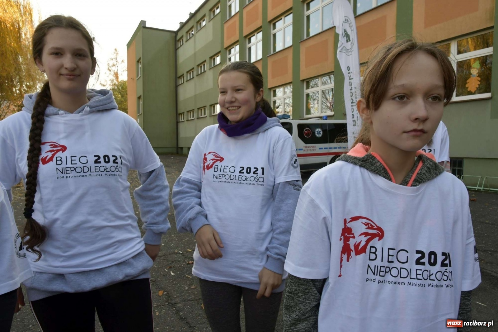 Zdjęcie w galerii na portalu naszraciborz.pl: Bieg Niepodległości w Kuźni Raciborskiej. Rodzinnie i patriotycznie [FOTO i WIDEO] wiadomości z regionu