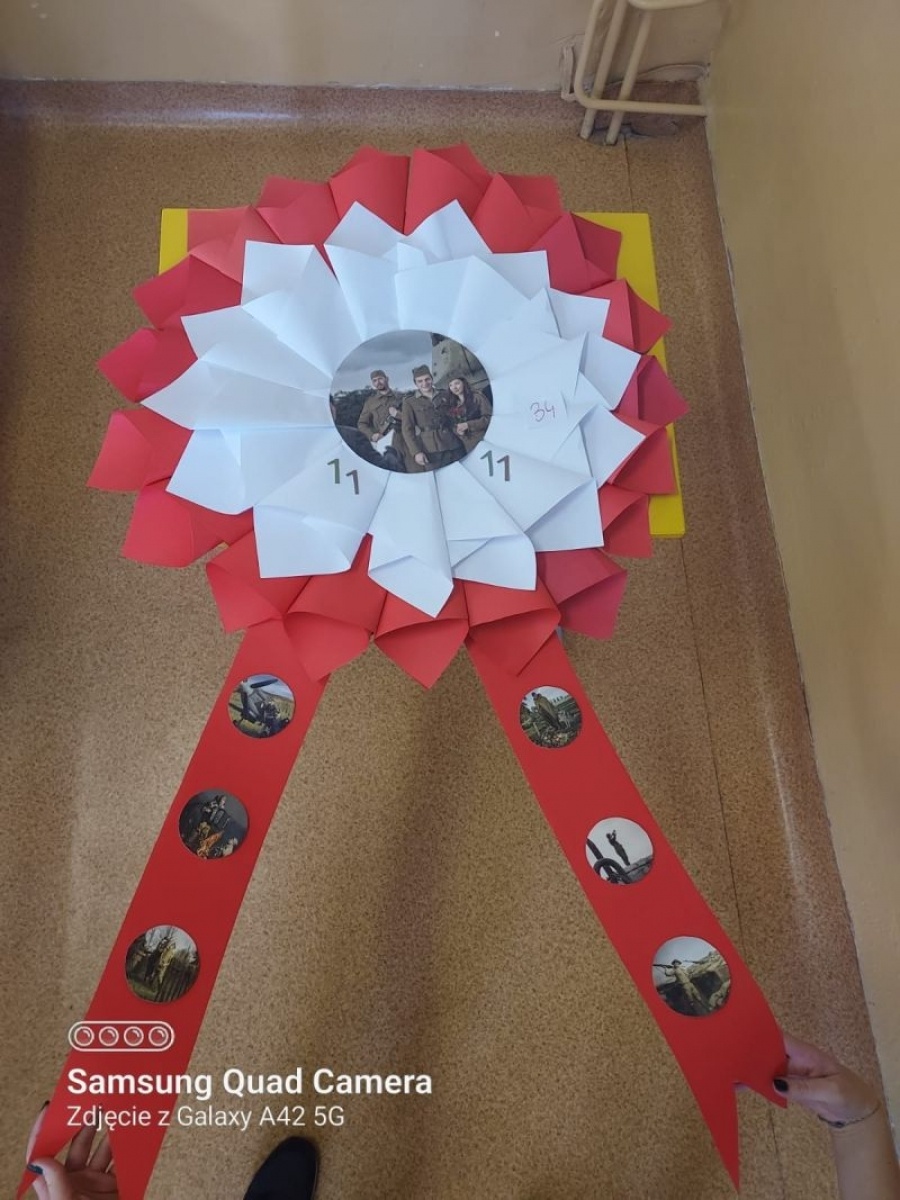 Zdjęcie w galerii na portalu naszraciborz.pl: Narodowe Święto Niepodległości w CKZiU nr 1 w Raciborzu wiadomości z regionu