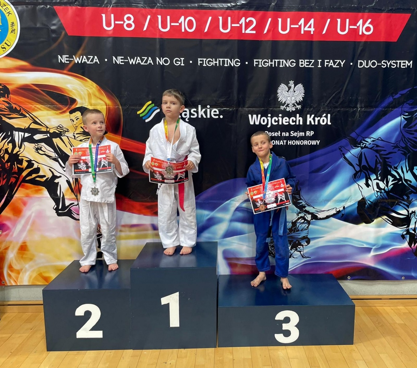 Zdjęcie w galerii na portalu naszraciborz.pl: Raciborzanie z Łamatora z medalami w Katowicach wiadomości z regionu