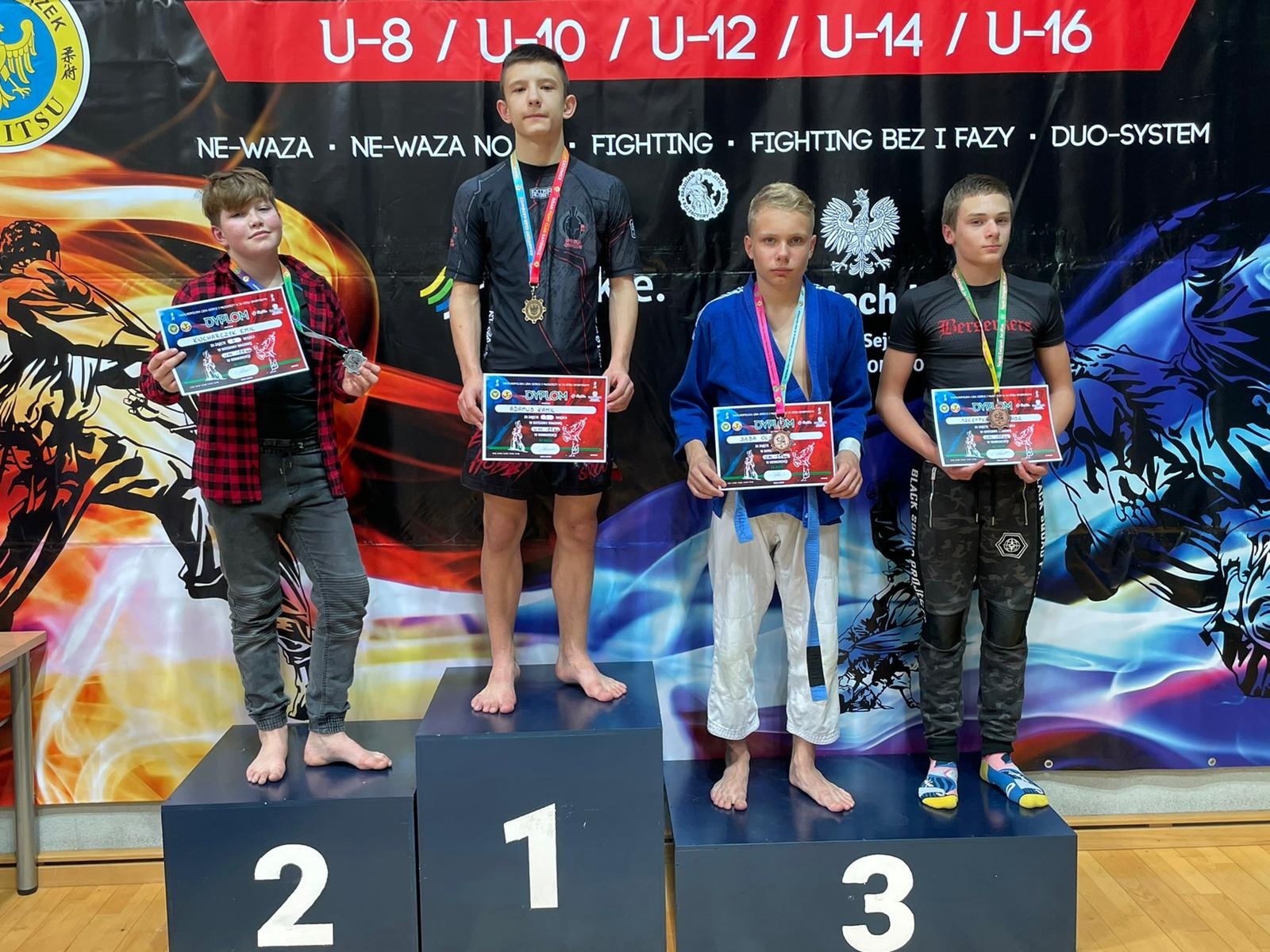 Zdjęcie w galerii na portalu naszraciborz.pl: Raciborzanie z Łamatora z medalami w Katowicach wiadomości z regionu