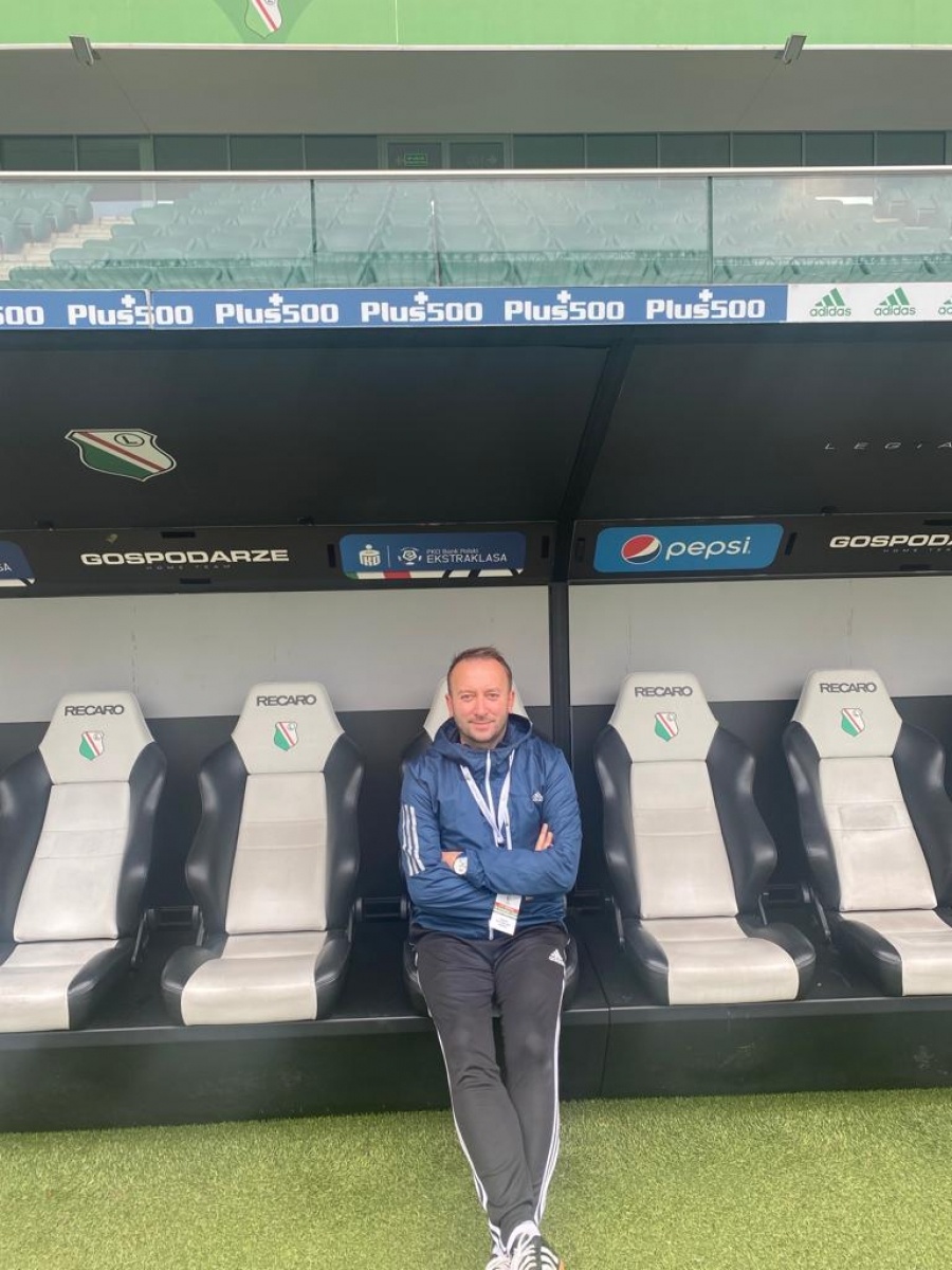 Zdjęcie w galerii na portalu naszraciborz.pl: Z Markowic na piłkarskie salony. Trener młodzieży na stażu w Legii Warszawa wiadomości z regionu