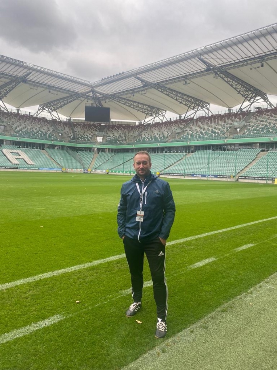 Zdjęcie w galerii na portalu naszraciborz.pl: Z Markowic na piłkarskie salony. Trener młodzieży na stażu w Legii Warszawa wiadomości z regionu