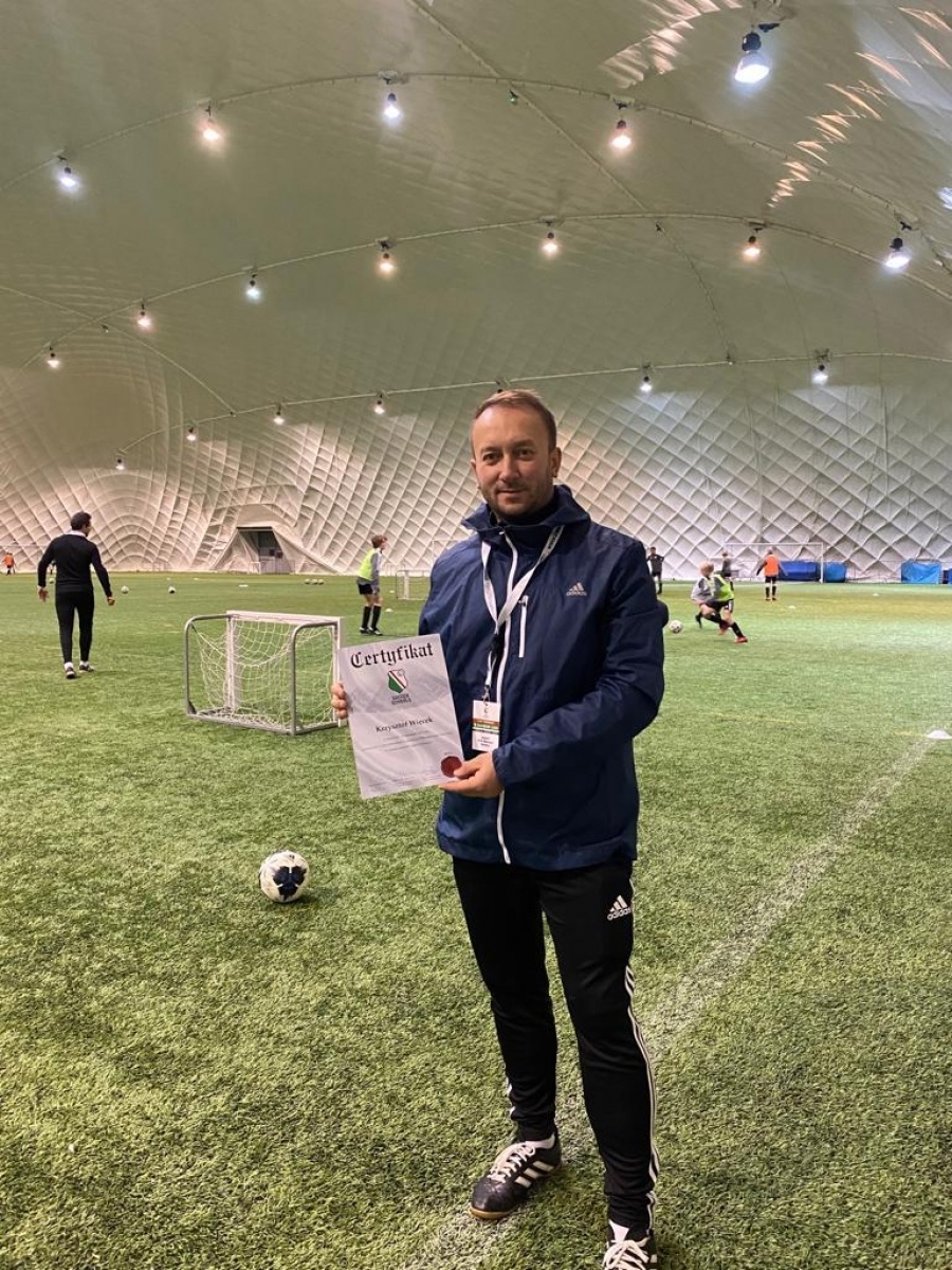 Zdjęcie w galerii na portalu naszraciborz.pl: Z Markowic na piłkarskie salony. Trener młodzieży na stażu w Legii Warszawa wiadomości z regionu