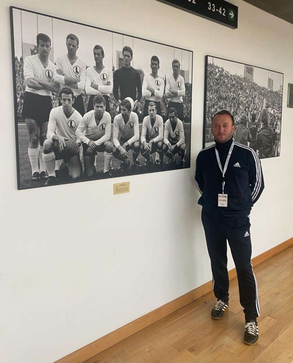 Zdjęcie w galerii na portalu naszraciborz.pl: Z Markowic na piłkarskie salony. Trener młodzieży na stażu w Legii Warszawa wiadomości z regionu