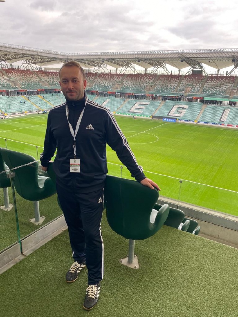 Zdjęcie w galerii na portalu naszraciborz.pl: Z Markowic na piłkarskie salony. Trener młodzieży na stażu w Legii Warszawa wiadomości z regionu