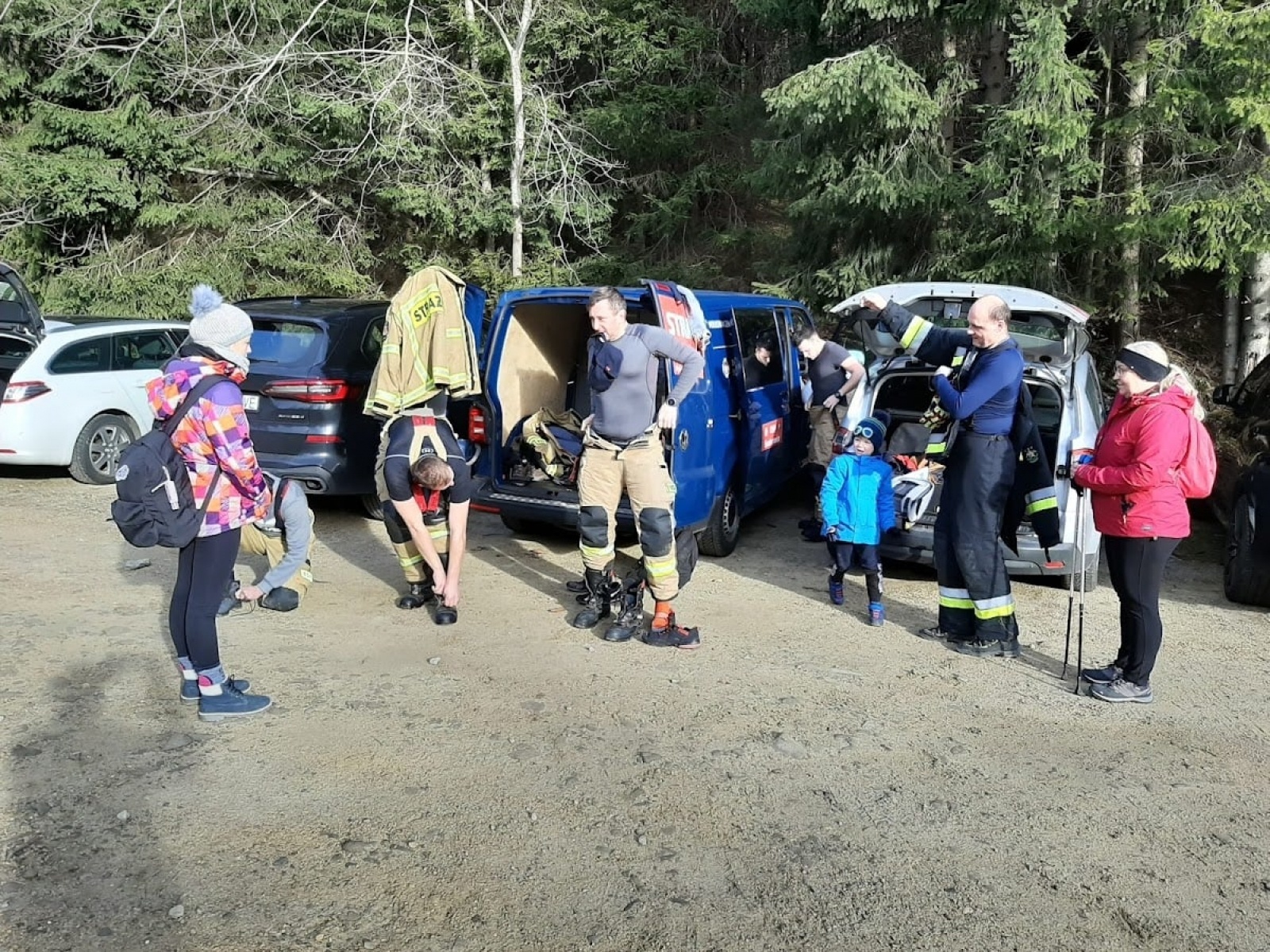 Zdjęcie w galerii na portalu naszraciborz.pl: Strażacy ochotnicy zdobyli Królową Beskidów [FOTO] wiadomości z regionu