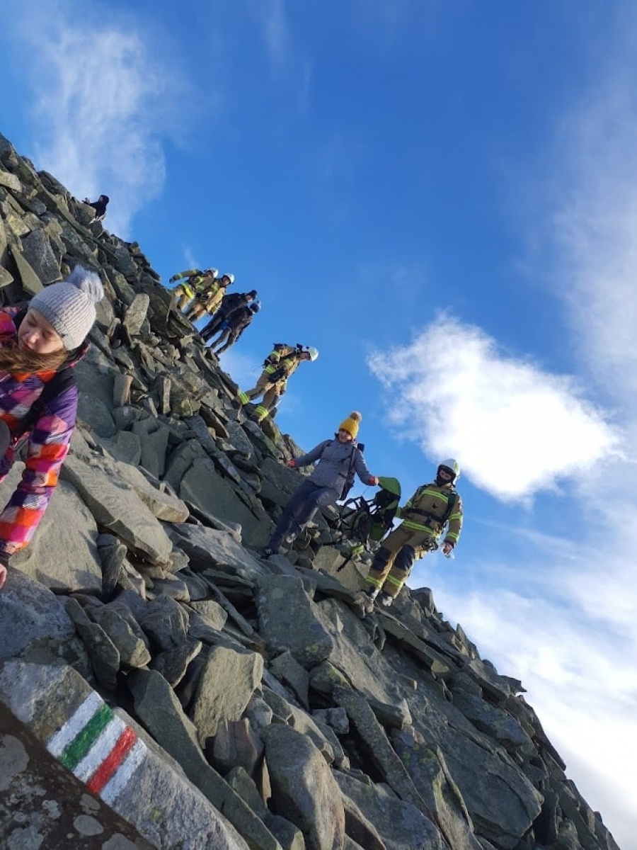 Zdjęcie w galerii na portalu naszraciborz.pl: Strażacy ochotnicy zdobyli Królową Beskidów [FOTO] wiadomości z regionu