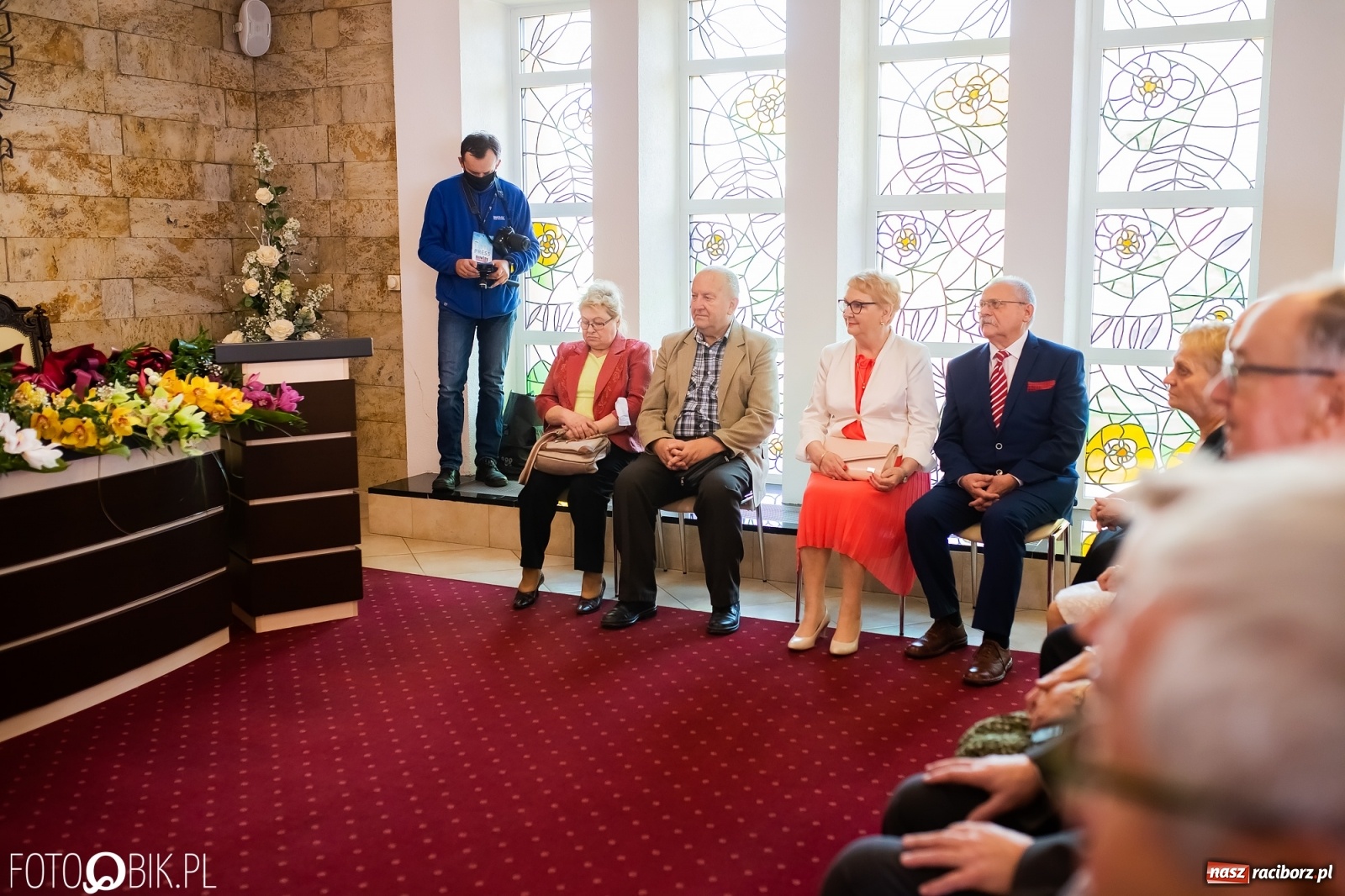 Zdjęcie w galerii na portalu naszraciborz.pl: Zgoda i ustępliwość receptą na długie małżeństwo. Złote gody w raciborskim USC [FOTO i WIDEO] wiadomości z regionu