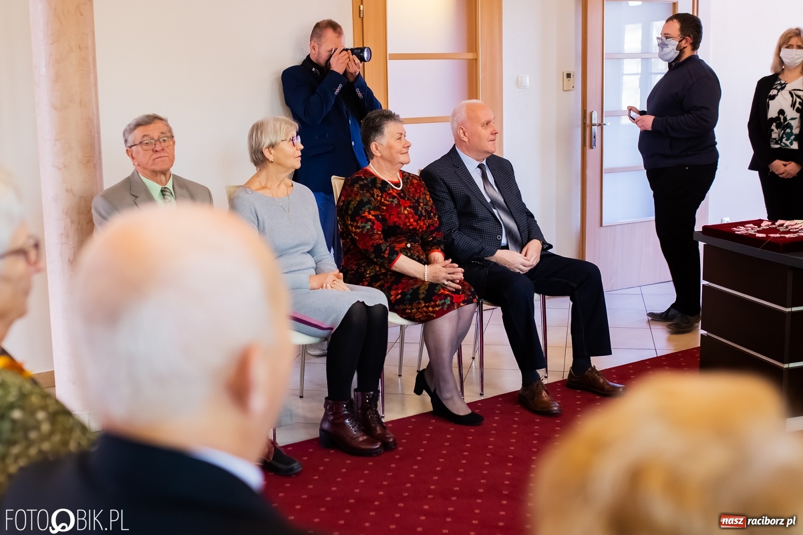 Zdjęcie w galerii na portalu naszraciborz.pl: Zgoda i ustępliwość receptą na długie małżeństwo. Złote gody w raciborskim USC [FOTO i WIDEO] wiadomości z regionu