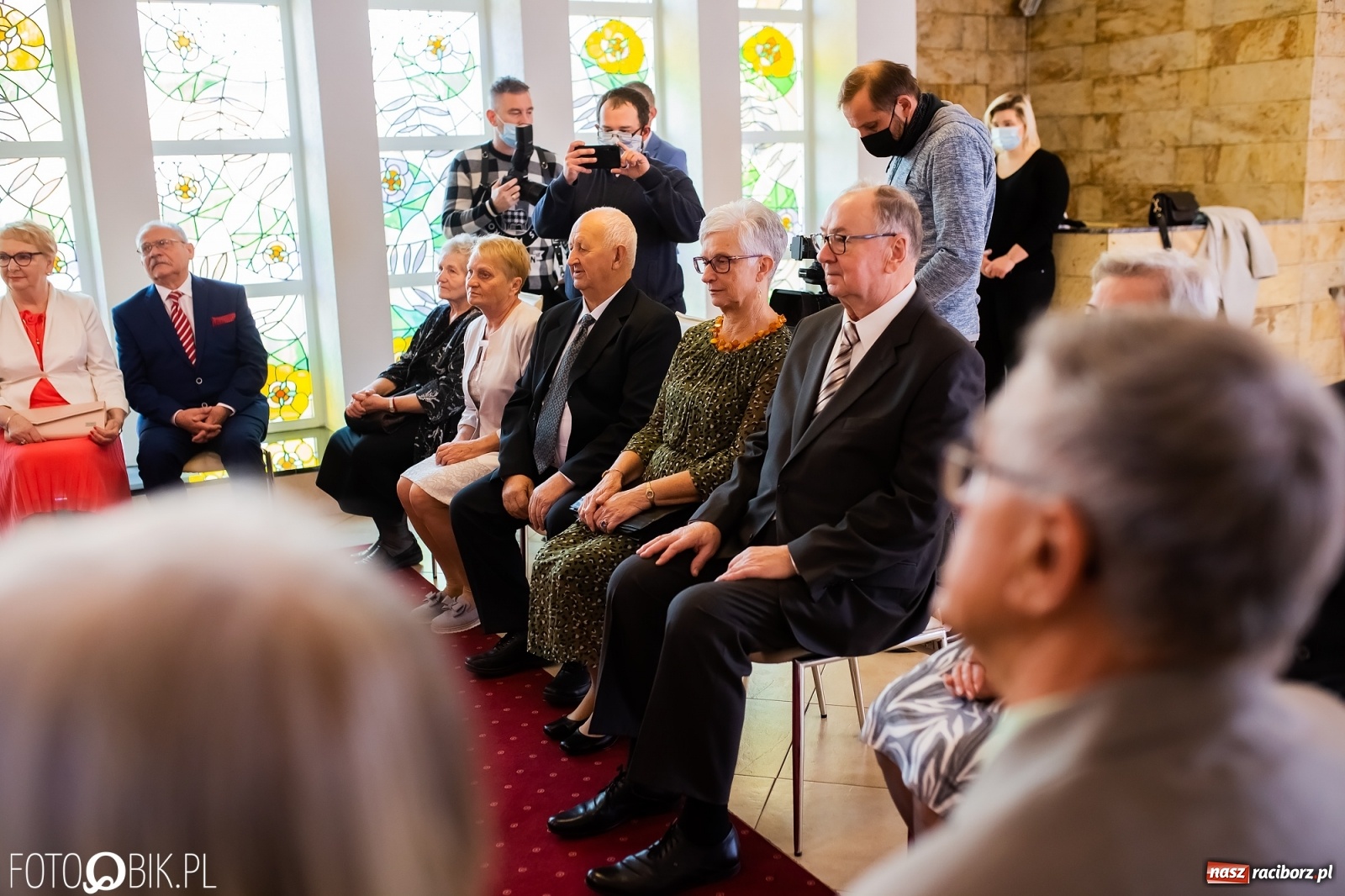 Zdjęcie w galerii na portalu naszraciborz.pl: Zgoda i ustępliwość receptą na długie małżeństwo. Złote gody w raciborskim USC [FOTO i WIDEO] wiadomości z regionu