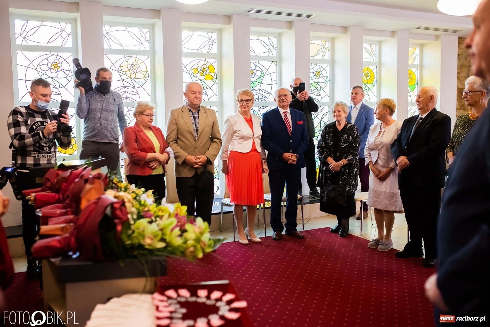 Zdjęcie w galerii na portalu naszraciborz.pl: Zgoda i ustępliwość receptą na długie małżeństwo. Złote gody w raciborskim USC [FOTO i WIDEO] wiadomości z regionu