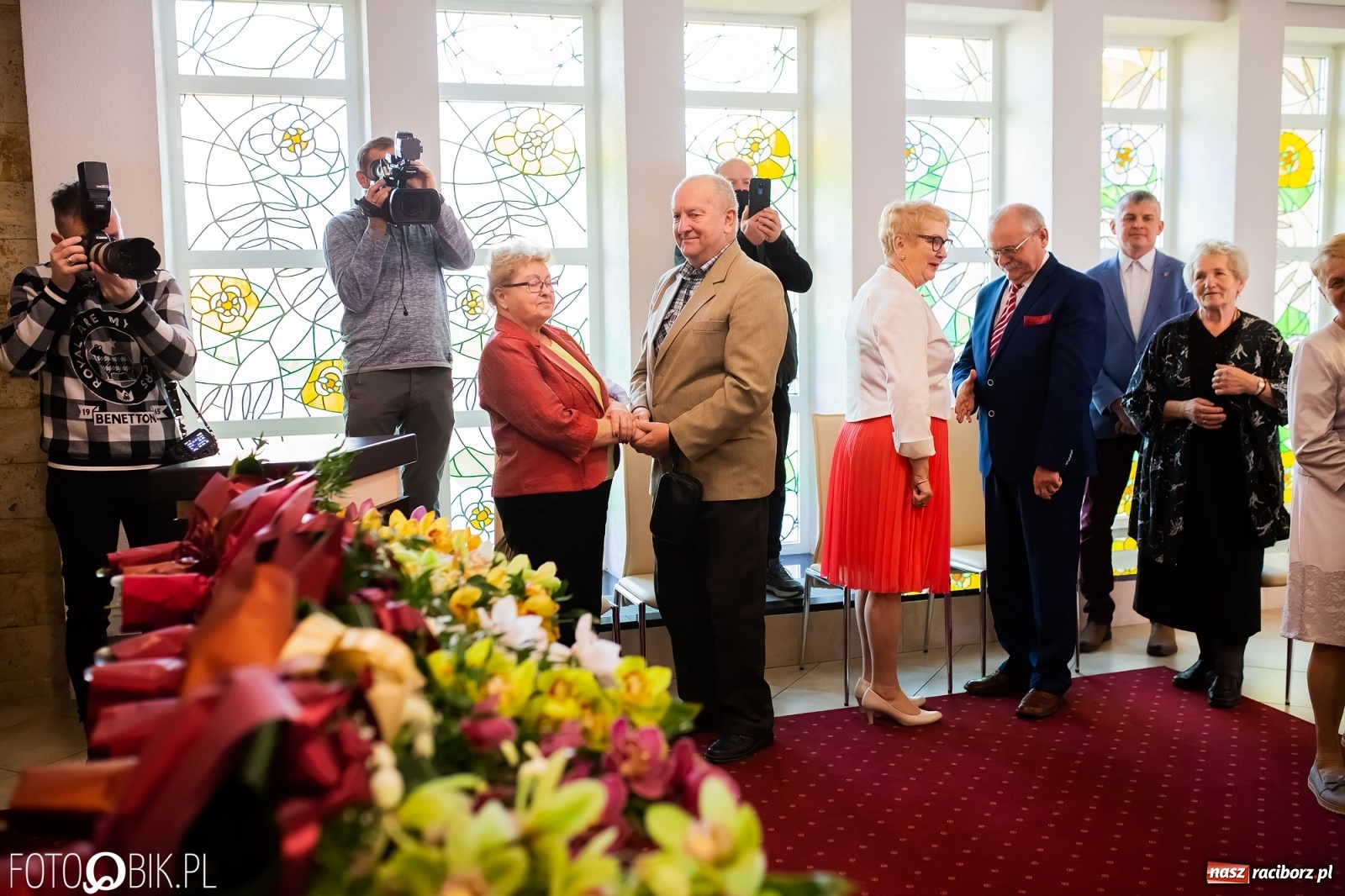 Zdjęcie w galerii na portalu naszraciborz.pl: Zgoda i ustępliwość receptą na długie małżeństwo. Złote gody w raciborskim USC [FOTO i WIDEO] wiadomości z regionu