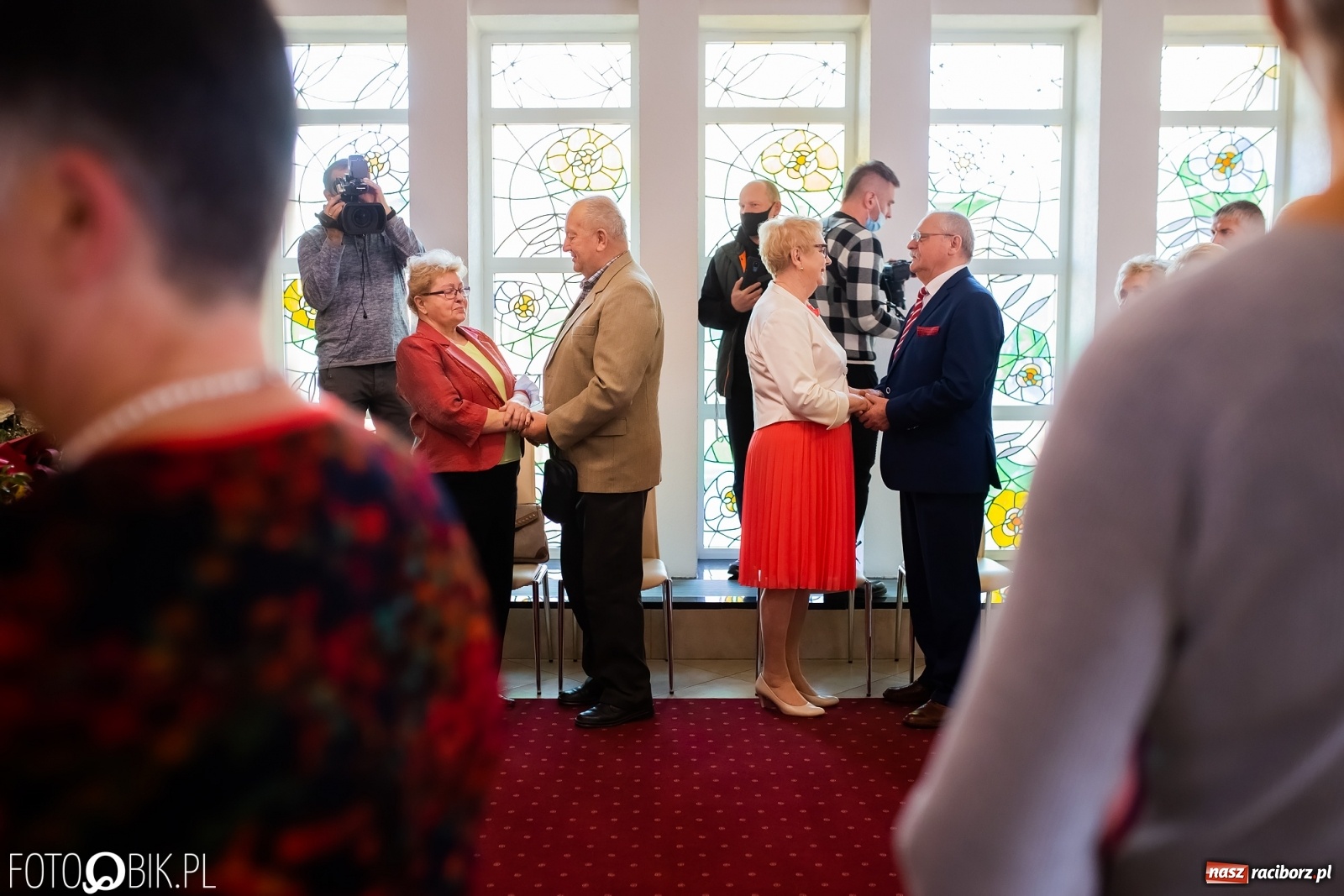 Zdjęcie w galerii na portalu naszraciborz.pl: Zgoda i ustępliwość receptą na długie małżeństwo. Złote gody w raciborskim USC [FOTO i WIDEO] wiadomości z regionu