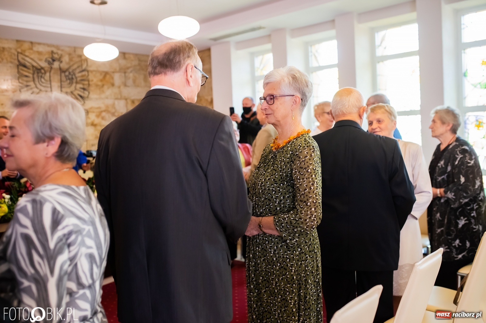 Zdjęcie w galerii na portalu naszraciborz.pl: Zgoda i ustępliwość receptą na długie małżeństwo. Złote gody w raciborskim USC [FOTO i WIDEO] wiadomości z regionu