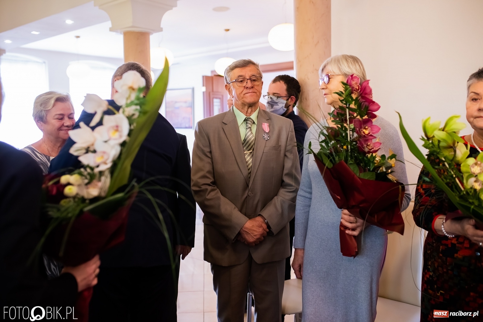 Zdjęcie w galerii na portalu naszraciborz.pl: Zgoda i ustępliwość receptą na długie małżeństwo. Złote gody w raciborskim USC [FOTO i WIDEO] wiadomości z regionu