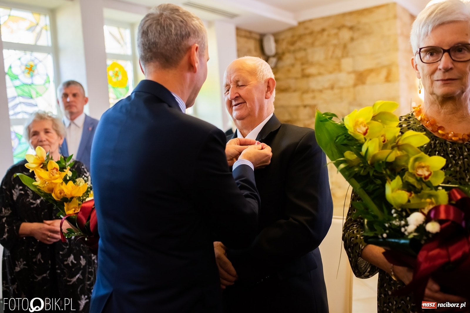 Zdjęcie w galerii na portalu naszraciborz.pl: Zgoda i ustępliwość receptą na długie małżeństwo. Złote gody w raciborskim USC [FOTO i WIDEO] wiadomości z regionu