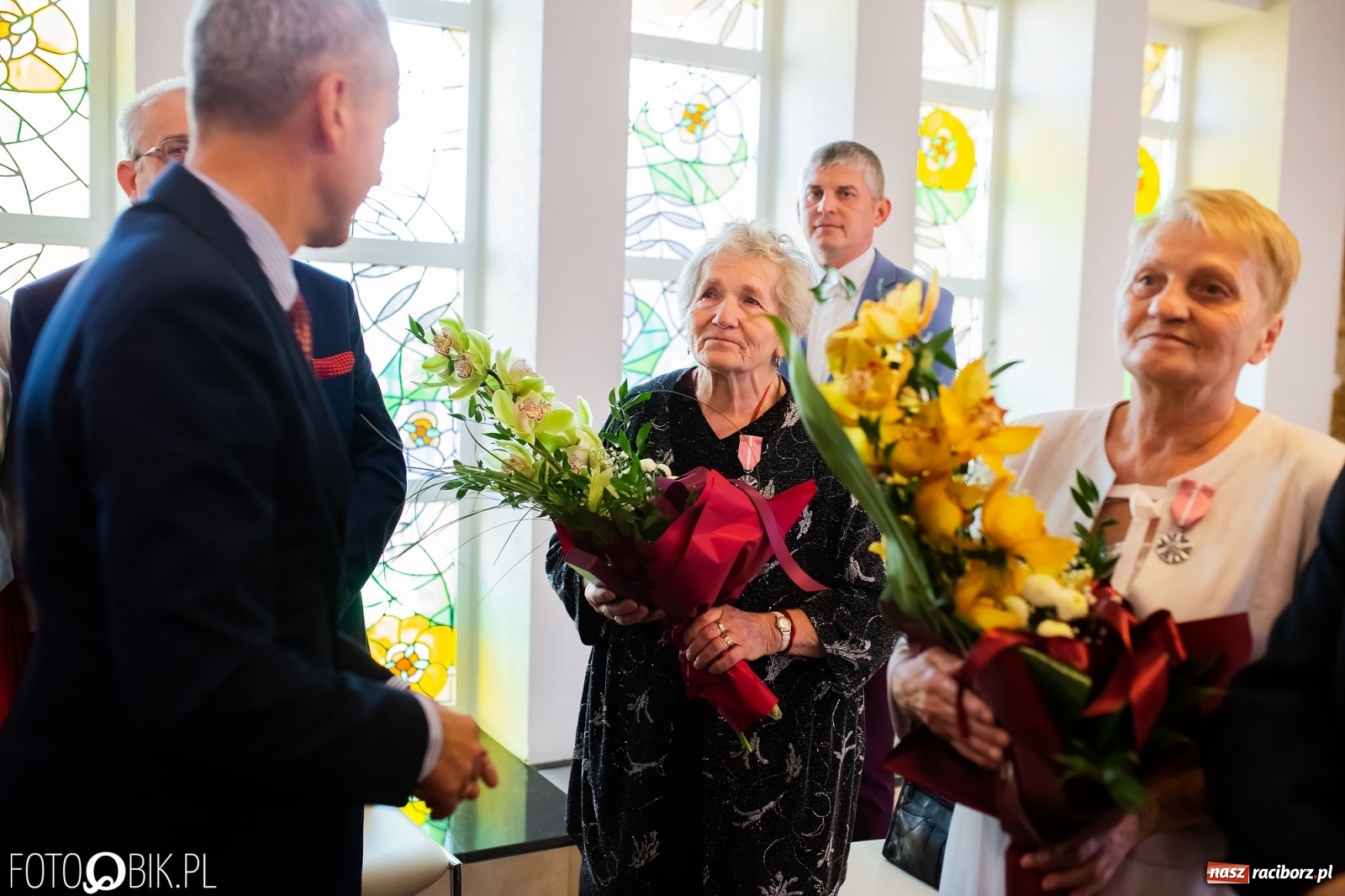 Zdjęcie w galerii na portalu naszraciborz.pl: Zgoda i ustępliwość receptą na długie małżeństwo. Złote gody w raciborskim USC [FOTO i WIDEO] wiadomości z regionu
