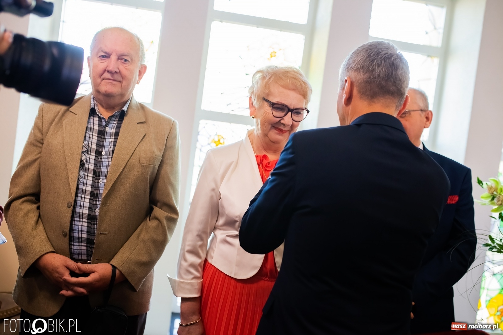 Zdjęcie w galerii na portalu naszraciborz.pl: Zgoda i ustępliwość receptą na długie małżeństwo. Złote gody w raciborskim USC [FOTO i WIDEO] wiadomości z regionu
