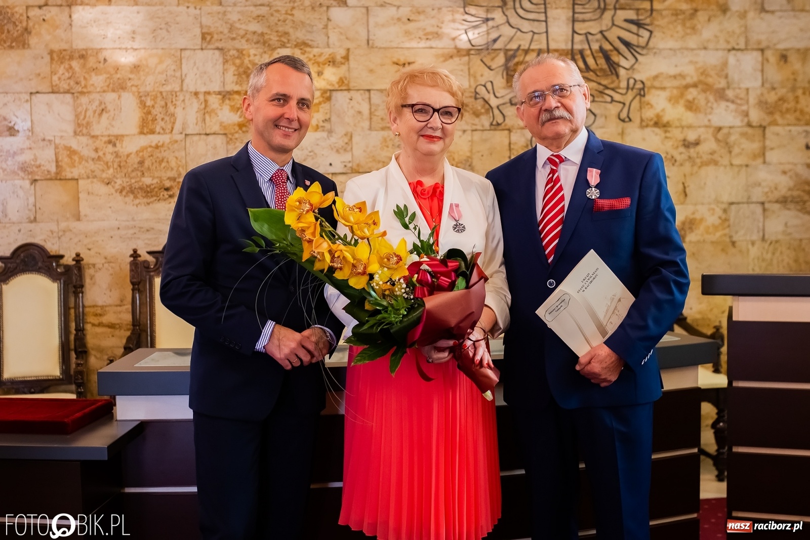 Zdjęcie w galerii na portalu naszraciborz.pl: Zgoda i ustępliwość receptą na długie małżeństwo. Złote gody w raciborskim USC [FOTO i WIDEO] wiadomości z regionu