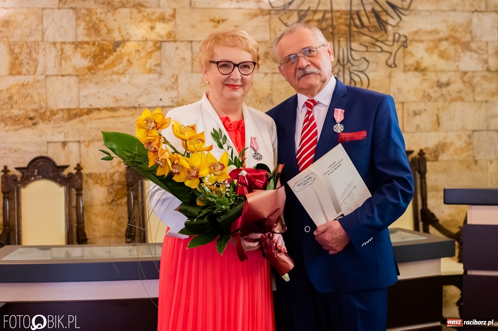 Zdjęcie w galerii na portalu naszraciborz.pl: Zgoda i ustępliwość receptą na długie małżeństwo. Złote gody w raciborskim USC [FOTO i WIDEO] wiadomości z regionu