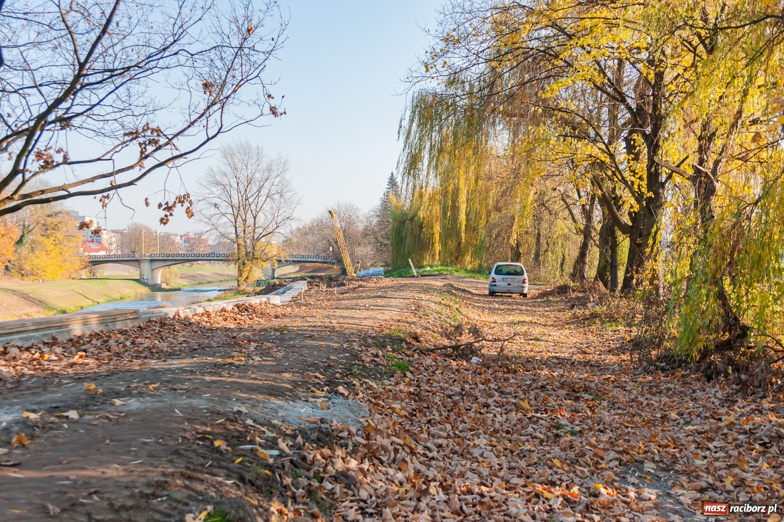 Zdjęcie w galerii na portalu naszraciborz.pl: Bulwary będą gotowe w grudniu. Tak dziś wygląda zaawansowanie prac wiadomości z regionu