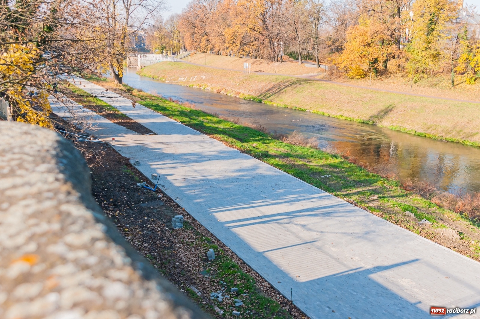 Zdjęcie w galerii na portalu naszraciborz.pl: Bulwary będą gotowe w grudniu. Tak dziś wygląda zaawansowanie prac wiadomości z regionu