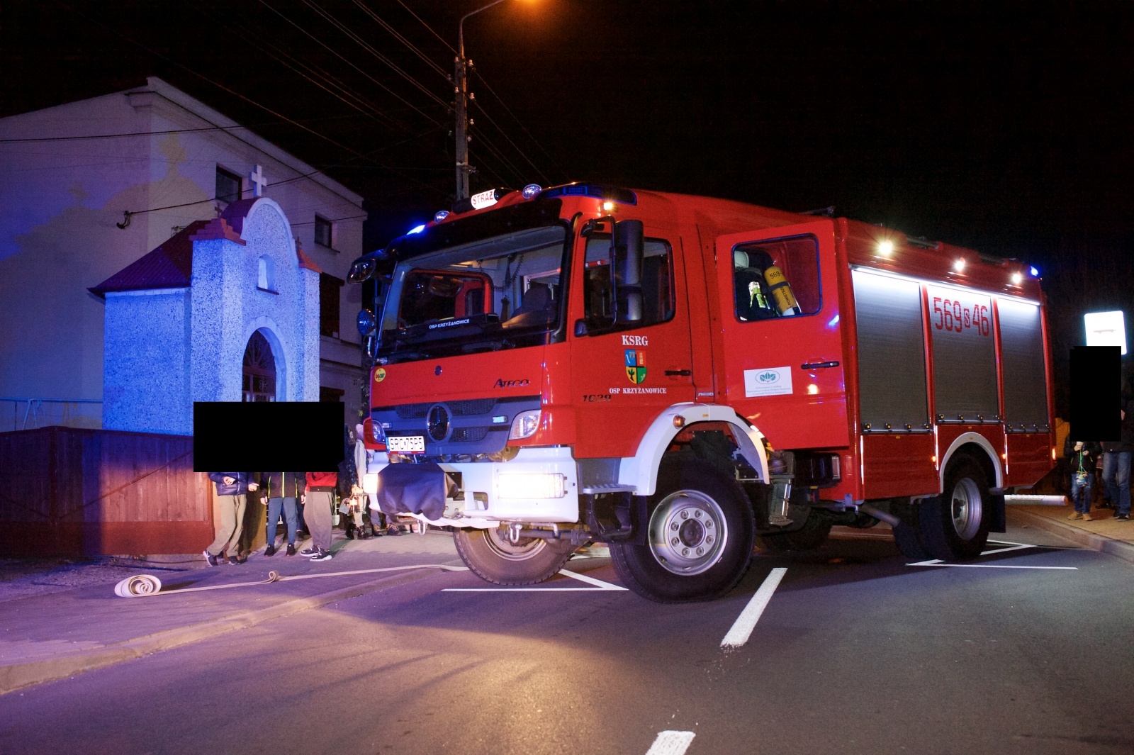 Zdjęcie w galerii na portalu naszraciborz.pl: Pożar drewna w domu w Tworkowie wiadomości z regionu