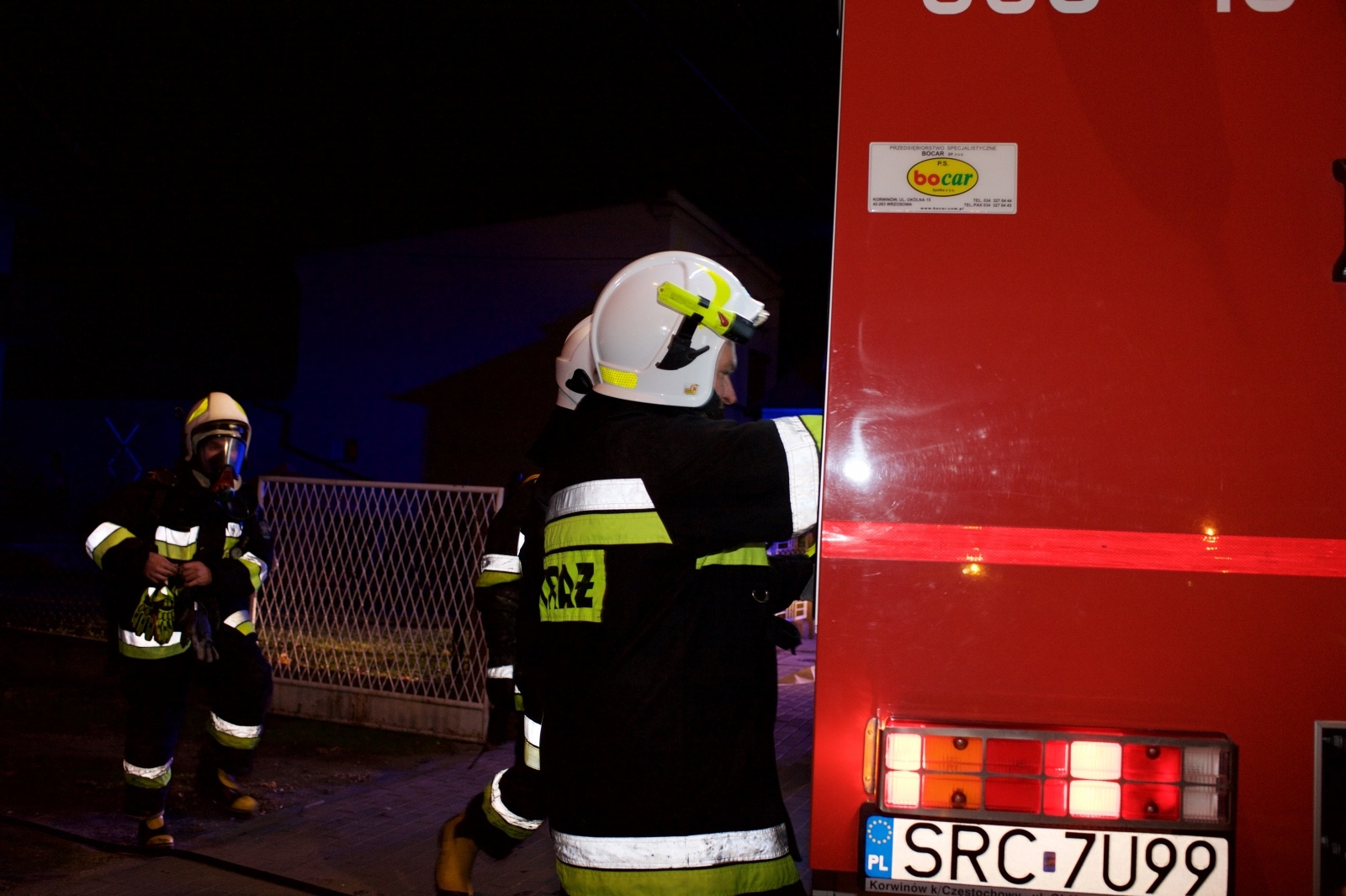 Zdjęcie w galerii na portalu naszraciborz.pl: Pożar drewna w domu w Tworkowie wiadomości z regionu