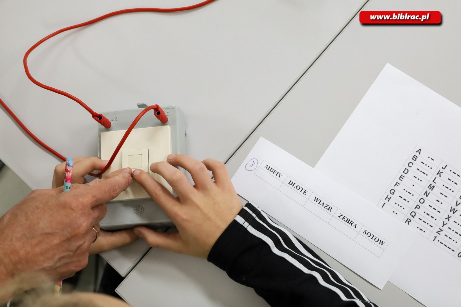 Zdjęcie w galerii na portalu naszraciborz.pl: Młodzież dowiedziała się jak działa telegraf wiadomości z regionu