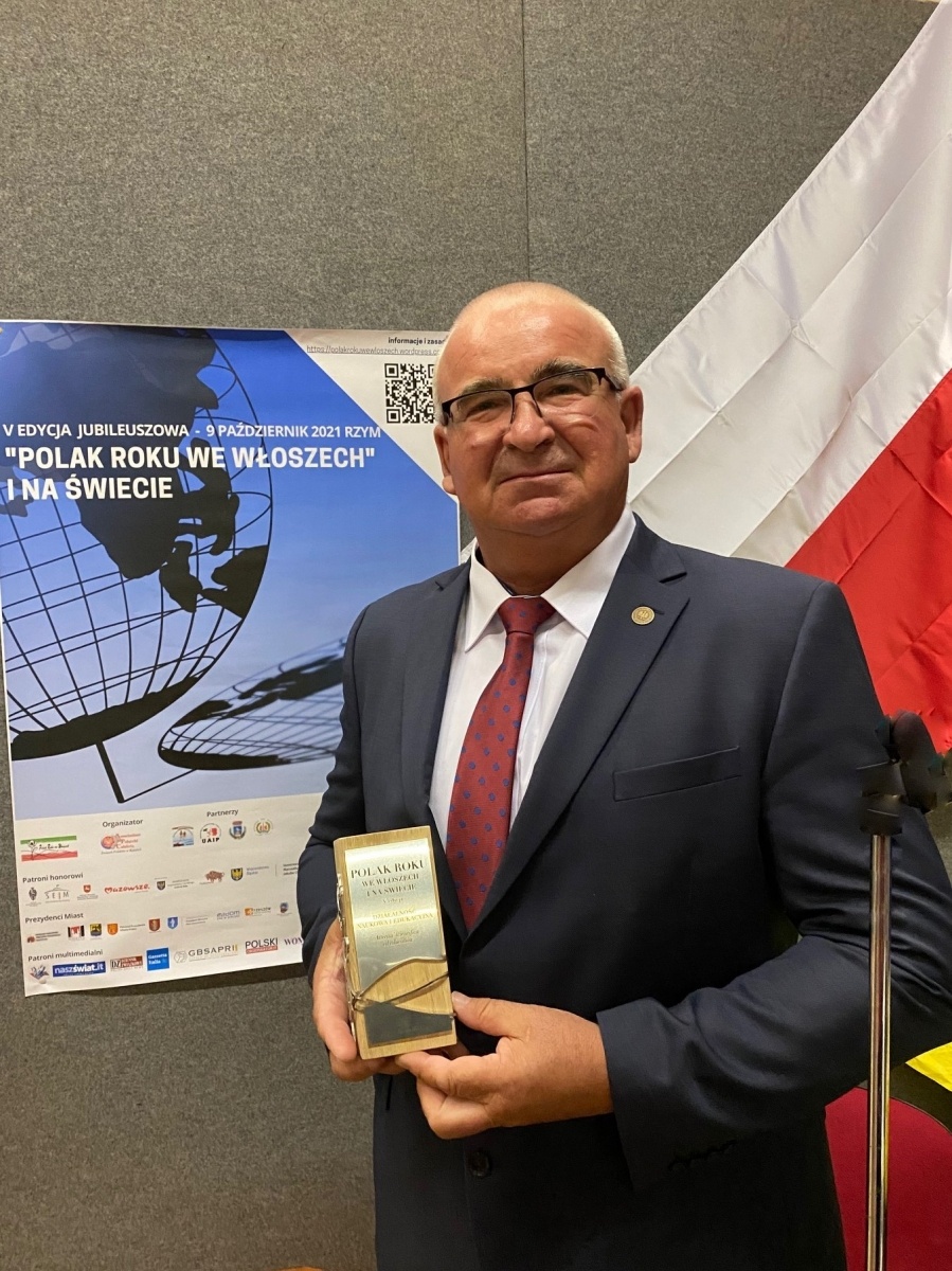 Zdjęcie w galerii na portalu naszraciborz.pl: Polak roku we Włoszech i na świecie pochodzi z Raciborza wiadomości z regionu